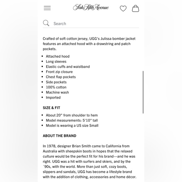 UGG Bomber Jacket - Picture 9 of 9